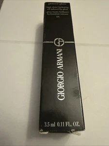Brillo de labios de vidrio prisma Giorgio Armani en brillo miel 03 Nuevo en caja - Imagen 1 de 7