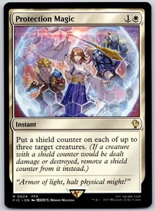 Protection Magic - Commander: FINAL FANTASY FIC- MTG - LP Magic - 24 R - Picture 1 of 2