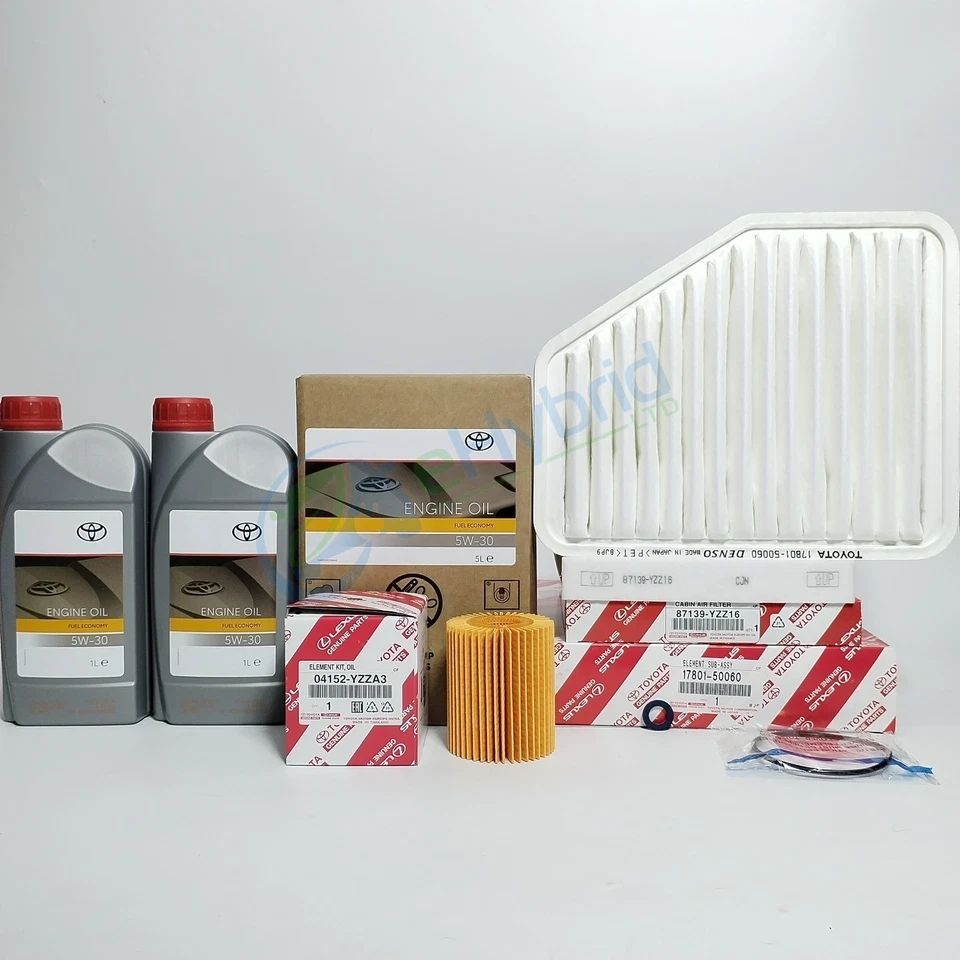 Kit de servicio genuino Lexus GS450H 2006 A 2011 GWS191 con ajuste de aceite 7L 5W30 GS300H Foto 1 de 1