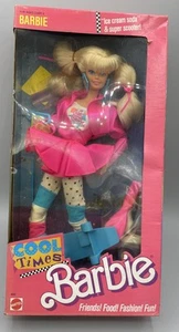 Muñeca Barbie Cool Times con Helado Soda y Super Scooter 1988 Caja Dañada - Imagen 1 de 10