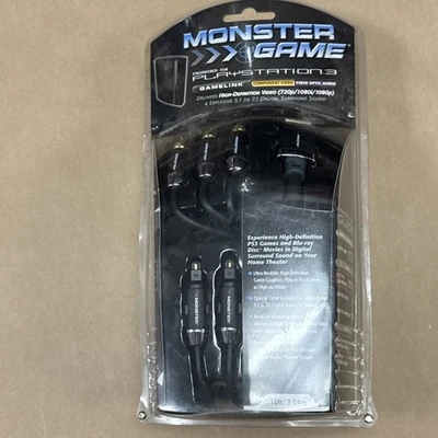Monster Game PS3 Playstation 3 Componente Cable Gamelink Video Estéreo Audio Foto 1 de 4