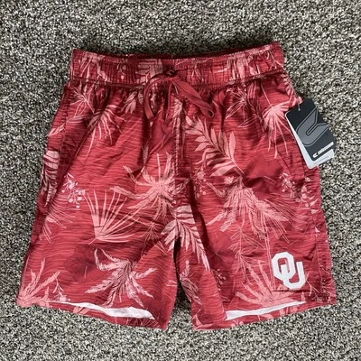 Bañador Colosseum Oklahoma Sooners para hombre floral 6” bolsillos talla mediana nuevo con etiquetas Foto 1 de 4