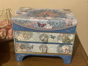 Punch Studio Two Drawer Cardboard Jewelry Box - Picture 1 of 12