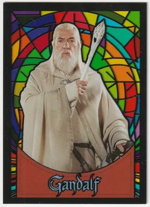 Gandalf Herr der Ringe Evolution Buntglas Einsteckkarte #S5 LOTR - Bild 1 von 2