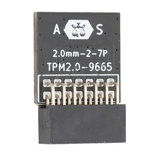 TPM 2.0 Module LPC 14pin Tpm 2.0 Remote Card Encryption Security Module For NEW - Afbeelding 1 van 12