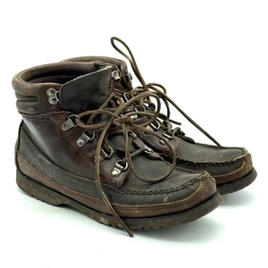 Vintage Eddie Bauer Leder Stiefeletten Chore Barn Farm Damen braun keine Größe - Bild 1 von 9