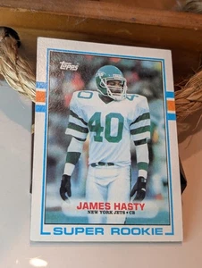 James Hasty 1989 Topps #224 RC New York Jets - Bild 1 von 2