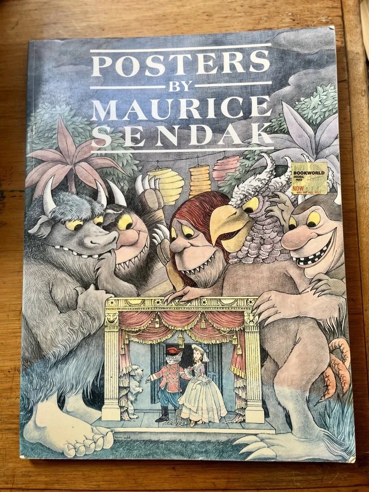 Posters by Maurice Sendak 1986 First Edition Paperback - Image 1 of 4