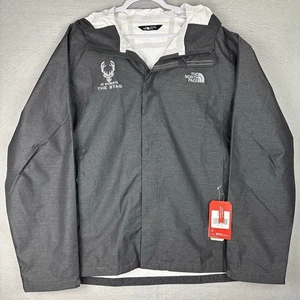 North Face Dark Grey Heather DryVent Rain Jacket Size XL NWT St Hubert’s Stag - Picture 1 of 17
