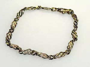 Vintage Sterling Silver 925 Bracelet Jewellery Chain 4.72g - Picture 1 of 4