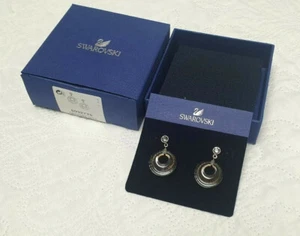 Swarovski TURN Damen-Ohrhänger Edelstahl Kristall grau 3 cm 5032776 - Bild 1 von 4