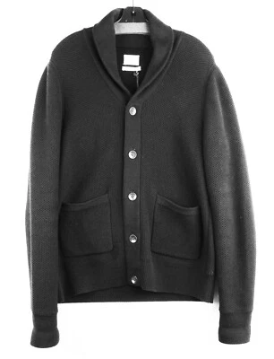 Rag & Bone Buttoned Cardigan Size M Cotton Black Used - Image 1 of 4