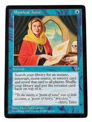 MTG Mystical Tutor  Mirage Near Mint NM Regular Vintage Old School Magic - Image 1 of 4