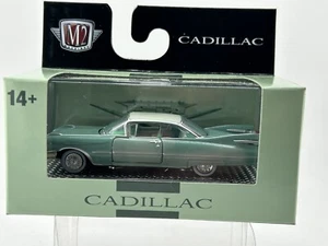 M2 MACHINES 1/64 SCALE 1959 CADILLAC Series 62 R91 Green IN FACTORY SEALED BOX! - Picture 1 of 3
