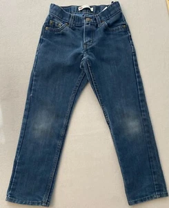 Levi's 511 Jeans Boys Size 7 Blue High Rise Slim Fit Pockets Medium Wash Denim - Picture 1 of 12