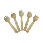 100pcs Mini Wooden Spoon Ice Cream Disposable Scoops Party Wood Dessert Spoons