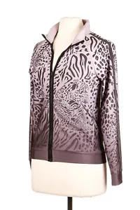 ULTRACOR Atomic Panthera Print Jacket Womens Raglan Sleeve Zip-Up Large - Picture 1 of 7