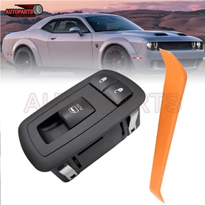 For 2015-2021 Dodge Challenger Window Switch W/ Tool Front Passenger Black - Picture 1 of 11