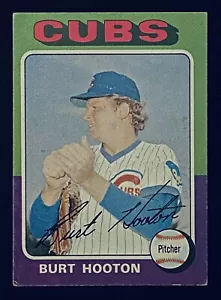 Burt Hooton 1975 MLB Chicago Cubs Pitcher Baseball Card Topps #176 - Picture 1 of 2