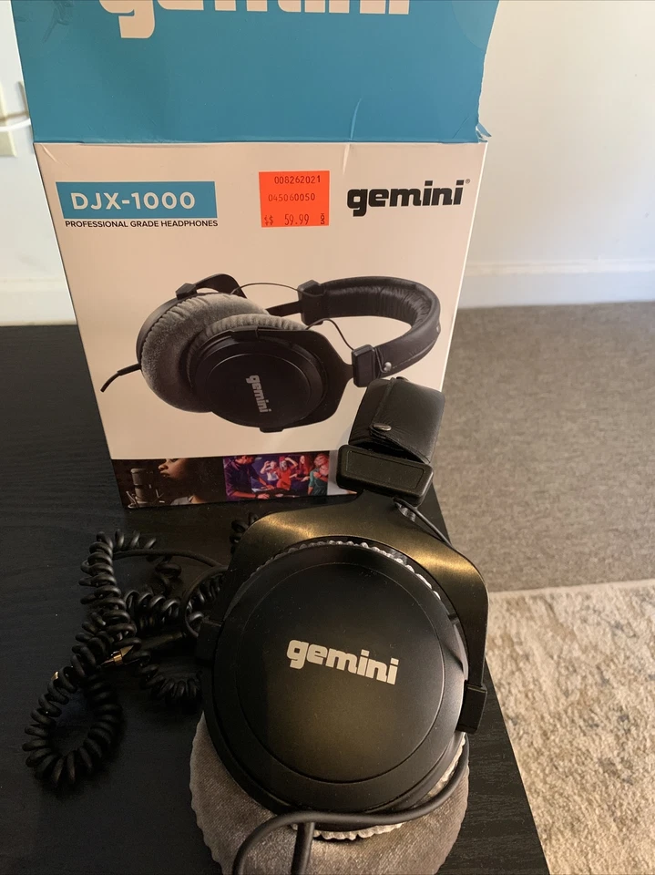 Gemini - Auriculares profesionales de referencia para estudio DJ. ¡Funciona muy bien! Foto 1 de 1