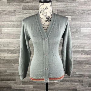 HARRY POTTER Hermione Button Down V-Neck Gray Cardigan Sweater Women's Size S - Picture 1 of 13