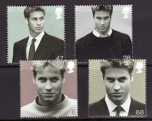 2003 Great Britain Sc #2137-40  21st Birthday of Prince William MNH set Cv$9.50 - Picture 1 of 1