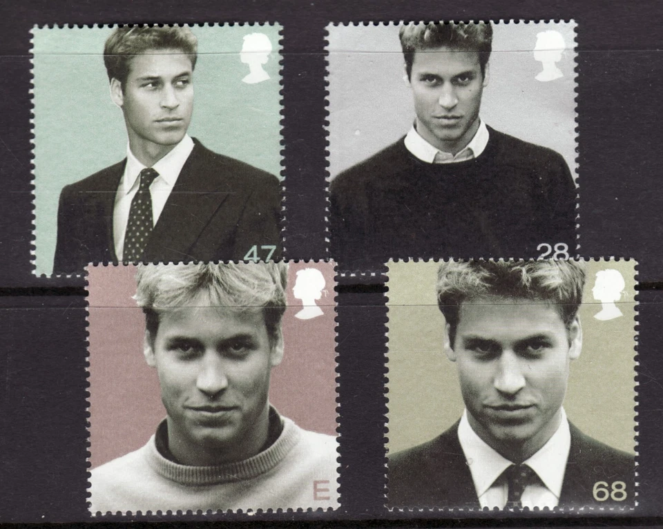 2003 Great Britain Sc #2137-40  21st Birthday of Prince William MNH set Cv$9.50 - Image 1 of 1