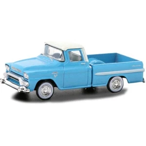 1959 GMC Fleetside Pickup 1:64 Scale Diecast Model Truck by M2 Machines Blue - Picture 1 of 3
