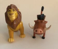 Vintage Disney LION KING Lot Figures Mattel Toys Mufasa And Pumbaa