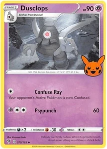 Dusclops 70/185 Trick Or Trade BOOster Stamped Non Holo Pokemon Trading TCG 2023 - Picture 1 of 2