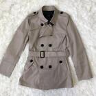 Burberry  Black Label Double Breasted Short Trench Coat Nova Check
