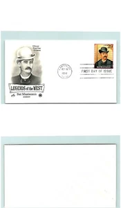 S01-6041, LEGENDS OF THE WEST, BAT MASTERSON, PCS/ARTCRAFT FDC - Picture 1 of 1