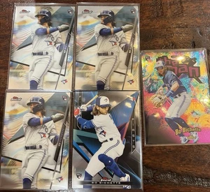 Topps Finest Bo Bichette 2020 novato Toronto Blue Jays RC lote de 5 - Imagen 1 de 1