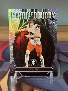 2024 Totally Certified Football Bo Nix - Certified Tuddy Mirror RC #6 - Picture 1 of 2