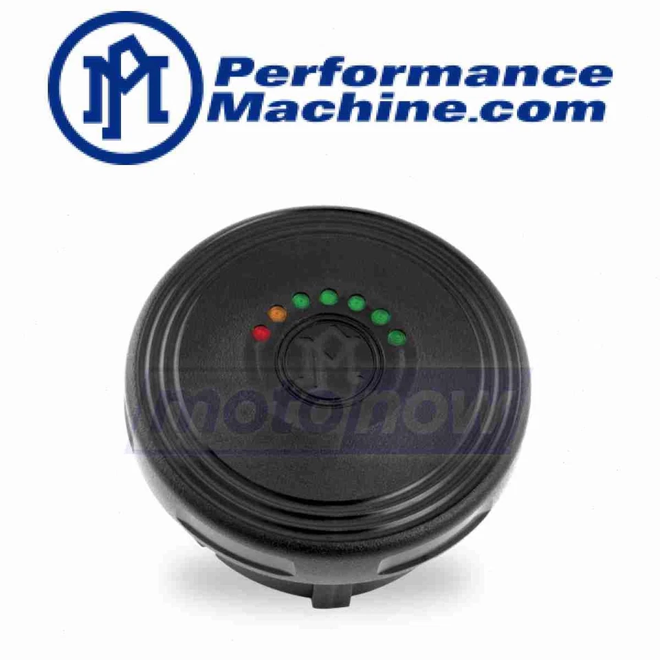 Performance Machine Merc Gas Cap With LED Fuel Light for 1996-2017 Harley sk Foto 1 de 4