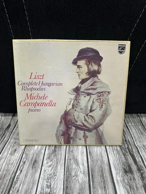 Michele CAMPANELLA- LISZT Complete Hungarian Rhapsodies, 4xLP Box Philips Italy - Image 1 of 4
