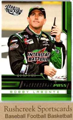 2005 Press Pass Trackside #G87 Bobby Labonte /100 Golden - Image 1 of 2