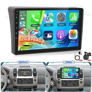For Nissan Pathfinder 2005-10 Carplay Car Radio Stereo Android 15 GPS Navi +Cam - Picture 1 of 21