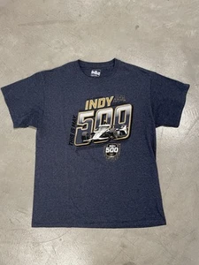 Indianapolis Indy 500 May 28, 2023 Gray Graphic Short Sleeve T-Shirt Size Large - Picture 1 of 8