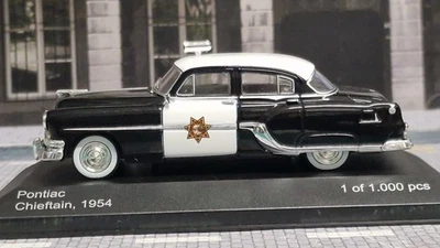 1/43 WHITEBOX - PONTIAC CHIEFTAIN POLICE 1954 - Immagine 1 di 4