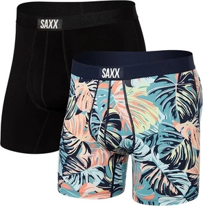 Neu Herren SAXX Unterwäsche mit Beutel Ultra Super Soft Boxershorts Fly 2er Pack M - Bild 1 von 1