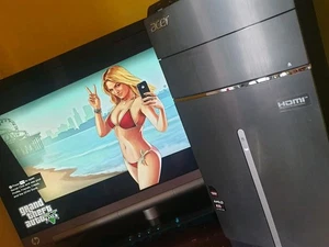 Acer Aspire TX-105 Gaming desktop,AMD A10, 1TB HDD,16GB ** GTA,Metro,Bioshock - Picture 1 of 24