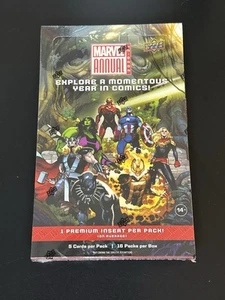 Carte collezionabili annuali Marvel Comics Upper Deck 2020-2021 scatola sigillata hobby - Foto 1 di 2