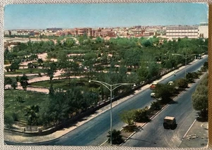 Casino Al - Riyadh Saudi Arabia Aerial View RARE Vintage PostcardClassic Cars - Picture 1 of 2