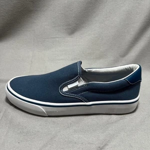 Zapatillas sin cordones Lugz Clipper de lona azul/blanco zapatos informales para mujer talla 8M - Imagen 1 de 15