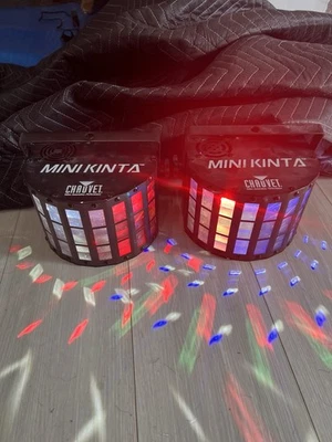 2 X Chauvet Mini Kinta LED Multi-effect Light Fixture DMX Control - Image 1 of 3