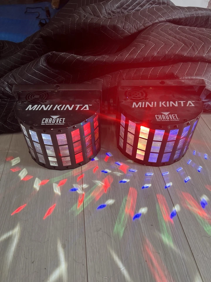 2 X Chauvet Mini Kinta LED Multi-effect Light Fixture DMX Control - Image 1 of 3
