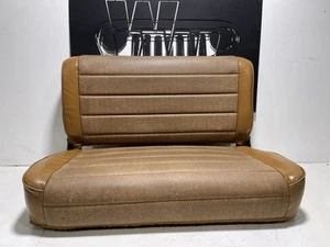 Asiento trasero plegable y TUMBLE 87-95 Jeep YJ Wrangler SPICE TAN OEM CC NBG ZZ - Imagen 1 de 17