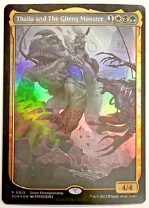 MTG Thalia and The Gitrog Monster Game Day & Store Championship Promos Foil NM - Picture 1 of 2