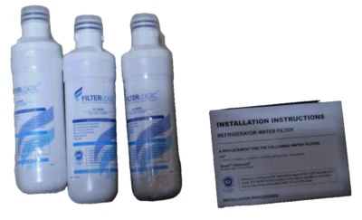 3X Filter FL-R F46 Refrigerator water filter fits LGL1000P! - Image 1 of 4